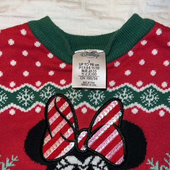 Disney Shirts & Tops Minnie Mouse Christmas Sweater Poshmark